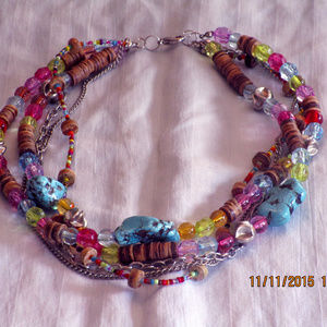 Cute necklace and earrings set